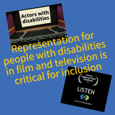 Representation for people with disabilities in film and television blog