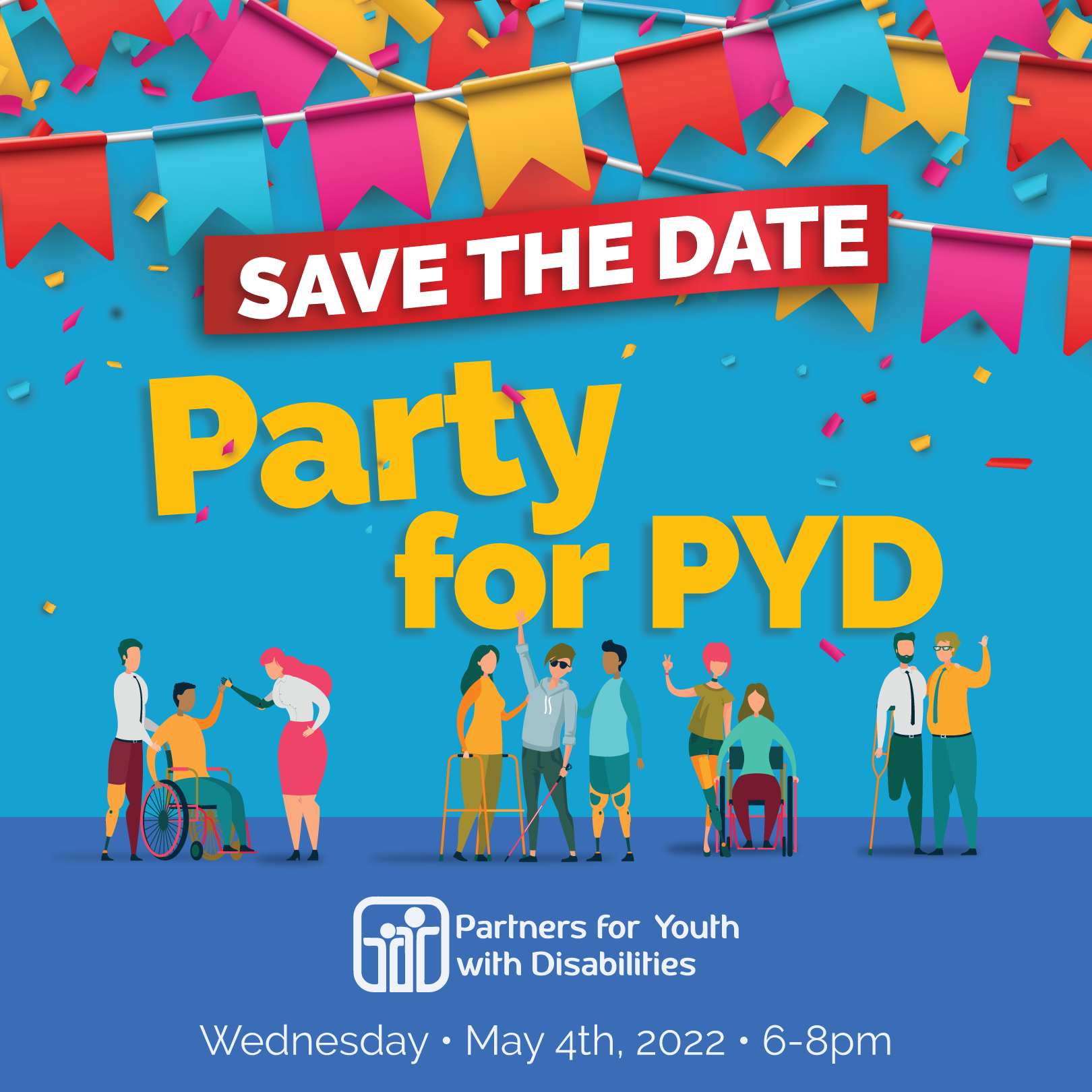 Save the date for Party For PYD