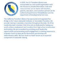 California Transition Alliance, Inductee for the Class of 2021 of the Disability Mentoring Hall of Fame