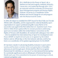 Eli A. Wolff, Inductee for the Class of 2021 of the Disability Mentoring Hall of Fame