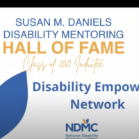 Disability EmpowHer Network being inducted