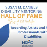 Recording Artists and Music Professionals with Disabilities (RAMPD) being inducted