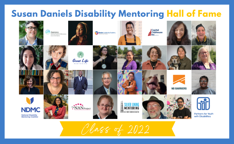 Susan Daniels Disability Mentoring Hall of Fame Class of 2022 inductees