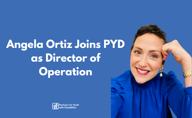 Angela Ortiz Joins PYD as Director of Operation, woman with blue shirt and short brown hair smiling