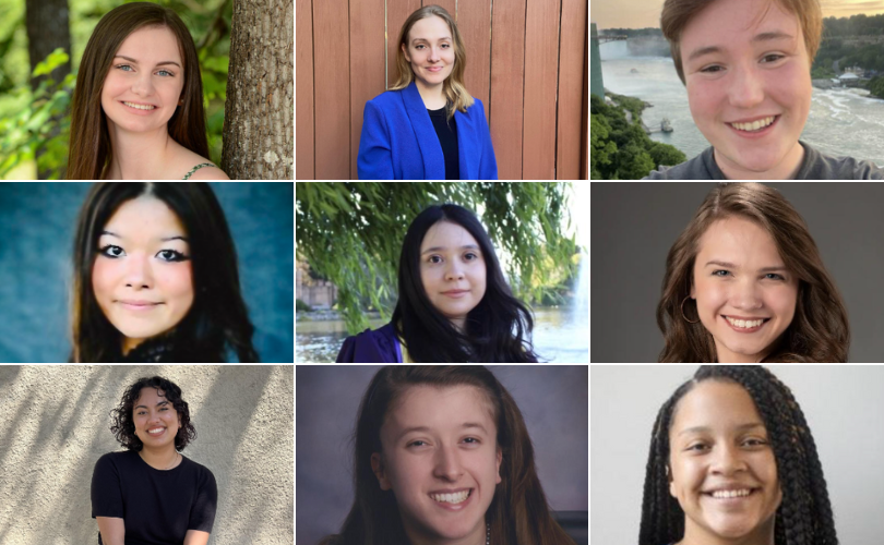 Nine DREAMS Fellows between the ages of high school and college