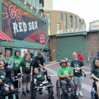 PYD participants at the Red Sox game
